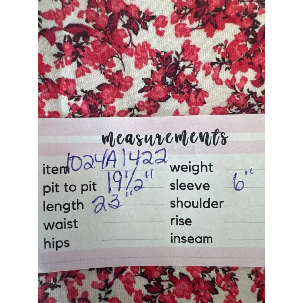 2/$30 ZARA Medium Floral Print Top With Puff Sleeves